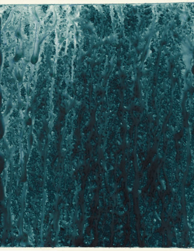 Clagarnach (Rain Painting 2), 2019, 14 x 11 inches, Acrylic on Yupo paper