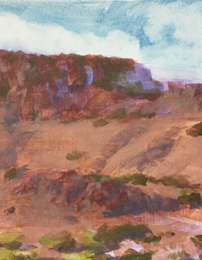 Mountclef Ridge, Ventura, CA (2), 2021, acrylic on canvas