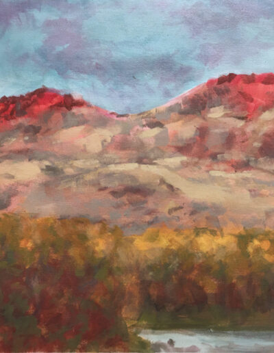Snake Hills, 2021, acrylic on canvas
