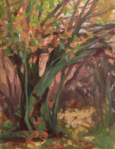 Luminous Foliage, 2021, acrylic on canvas